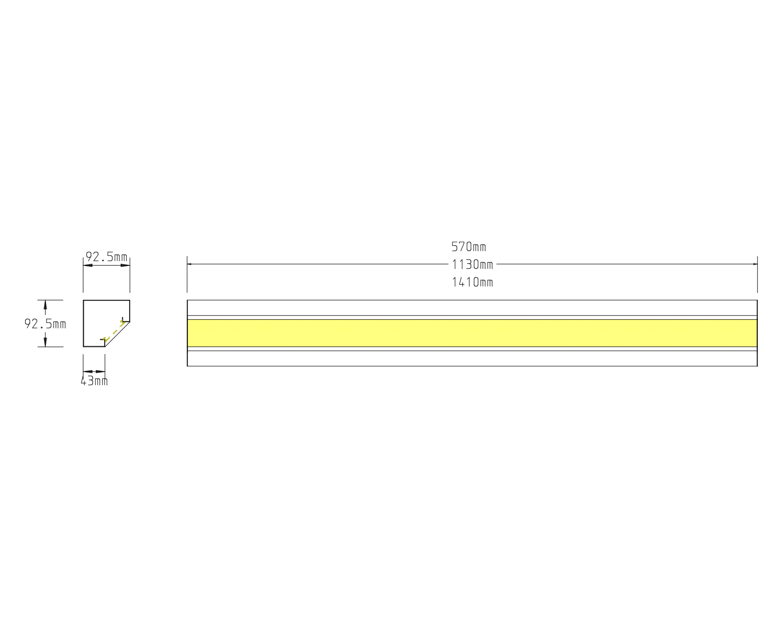 Cornico Technical Dimensions & Drawing