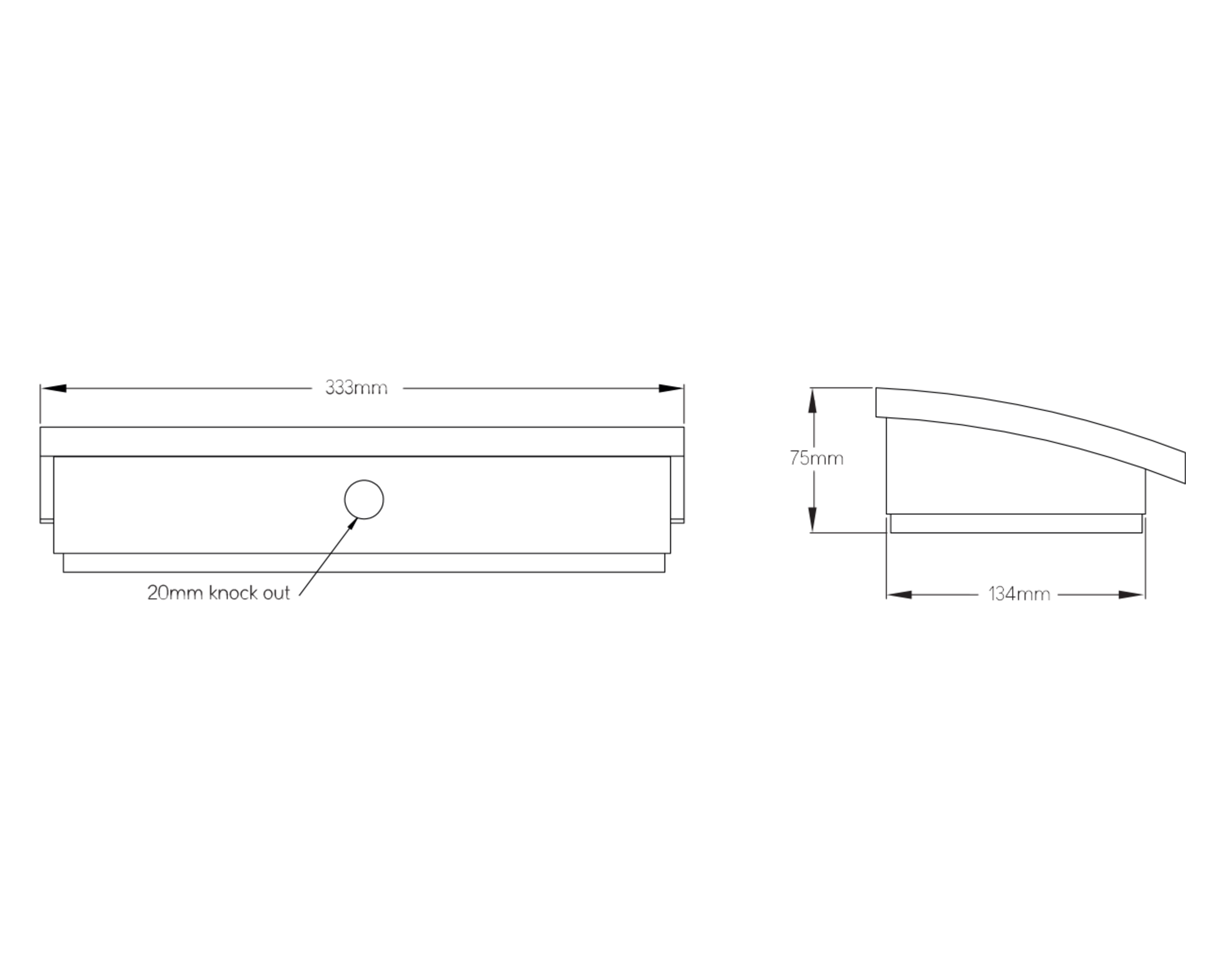 Emcurve Technical Dimensions & Drawing