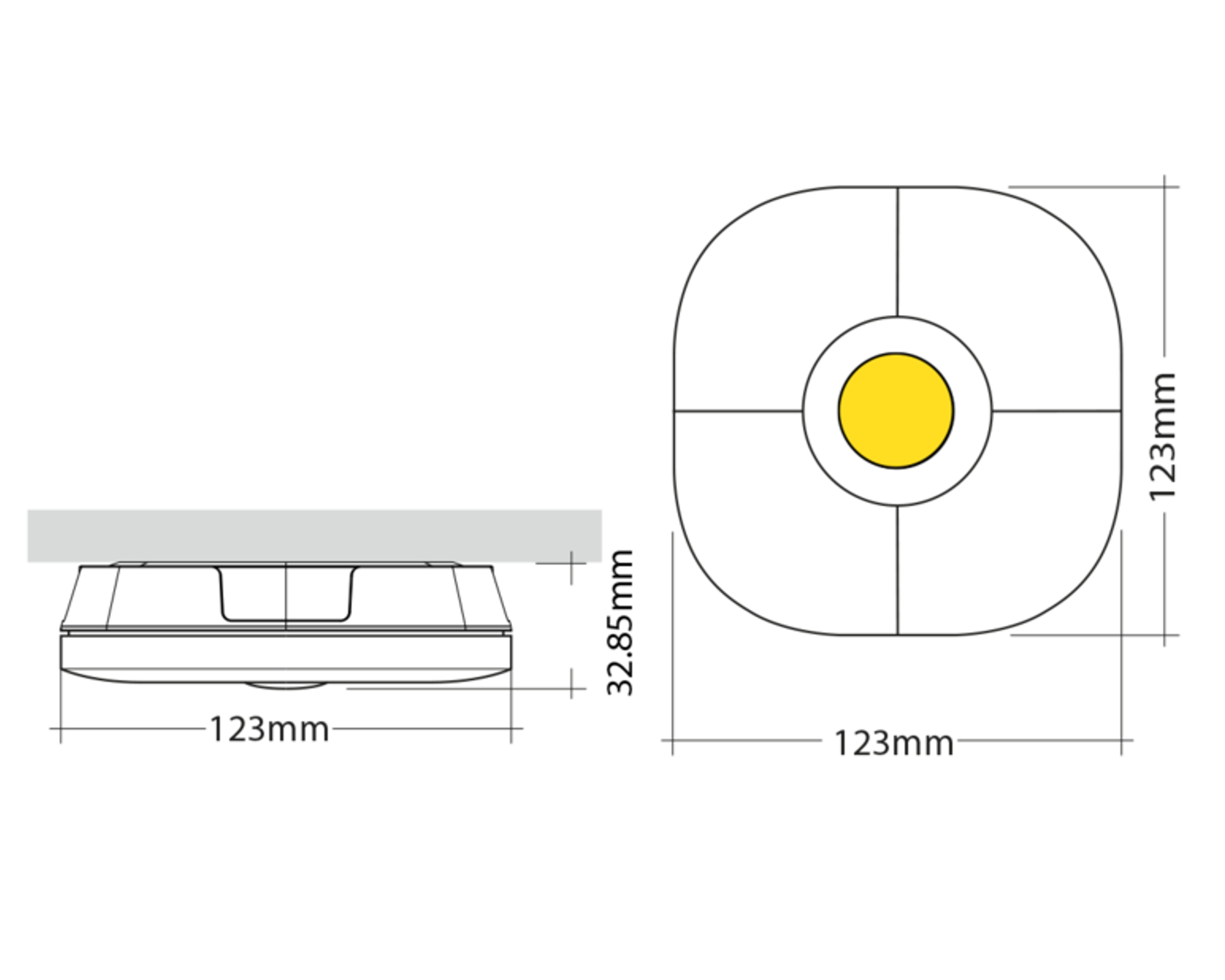 Emdot 2 Surface Technical Dimensions & Drawing