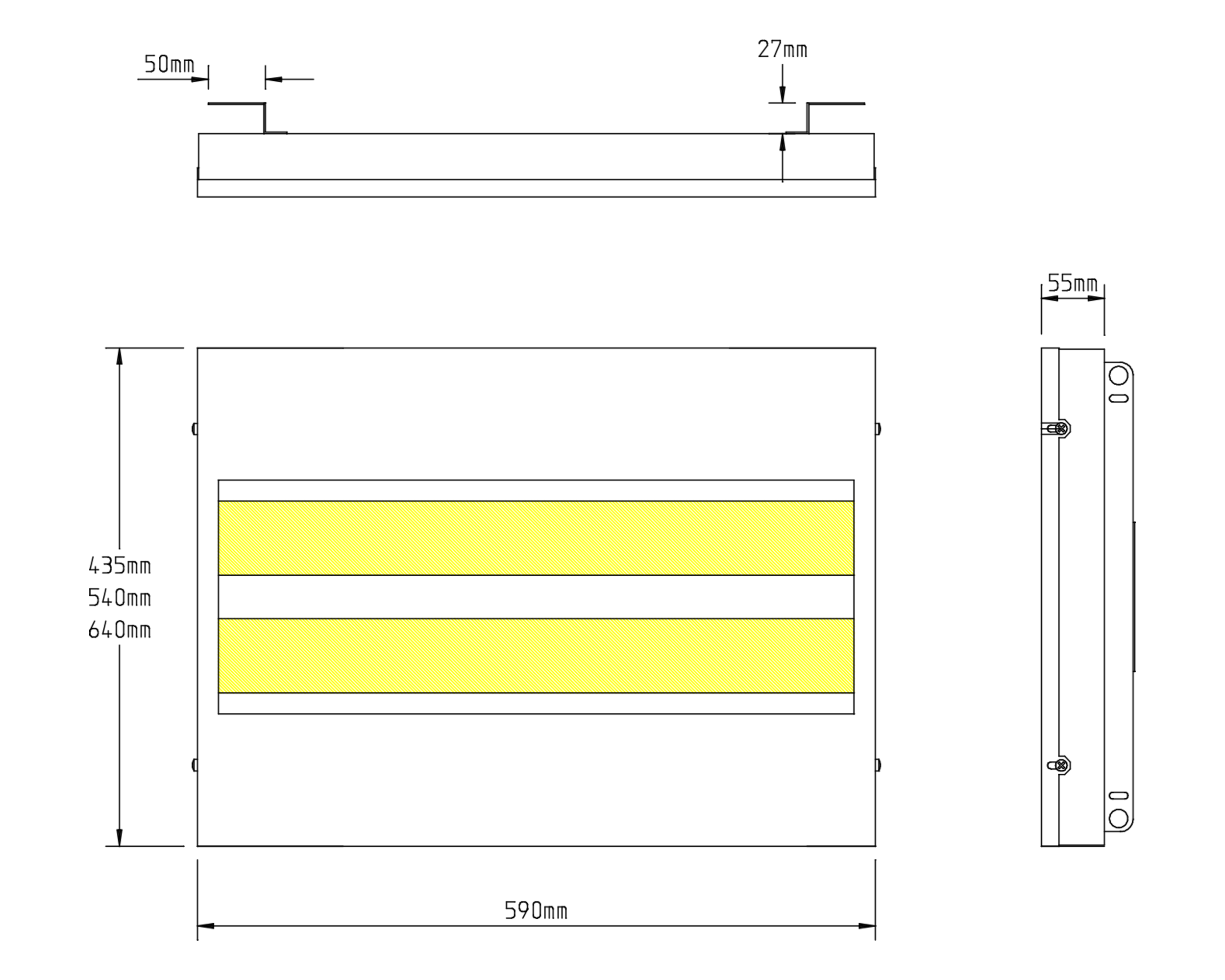 Lando Technical Dimensions & Drawing