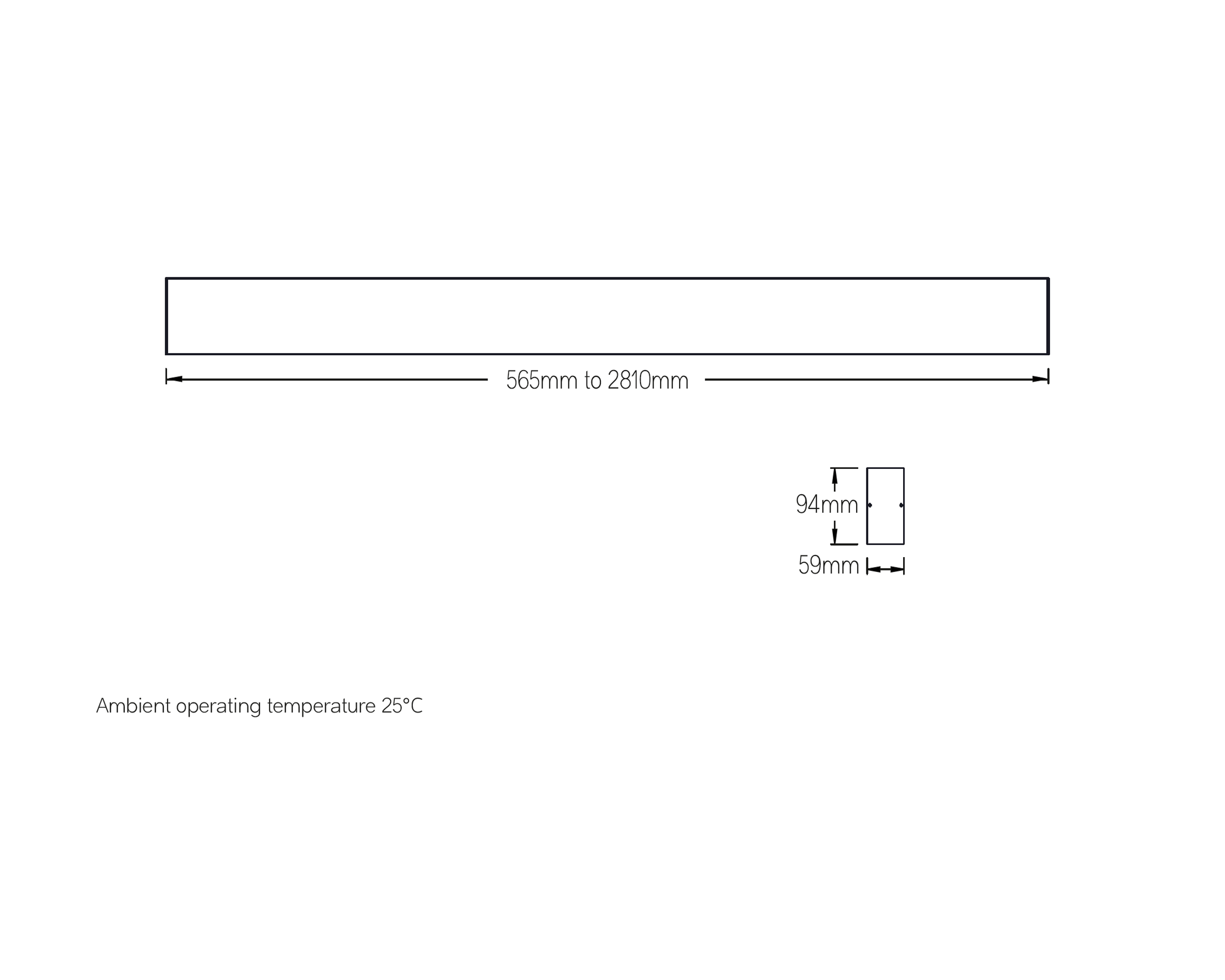 Meridian Sf Technical Dimensions & Drawing