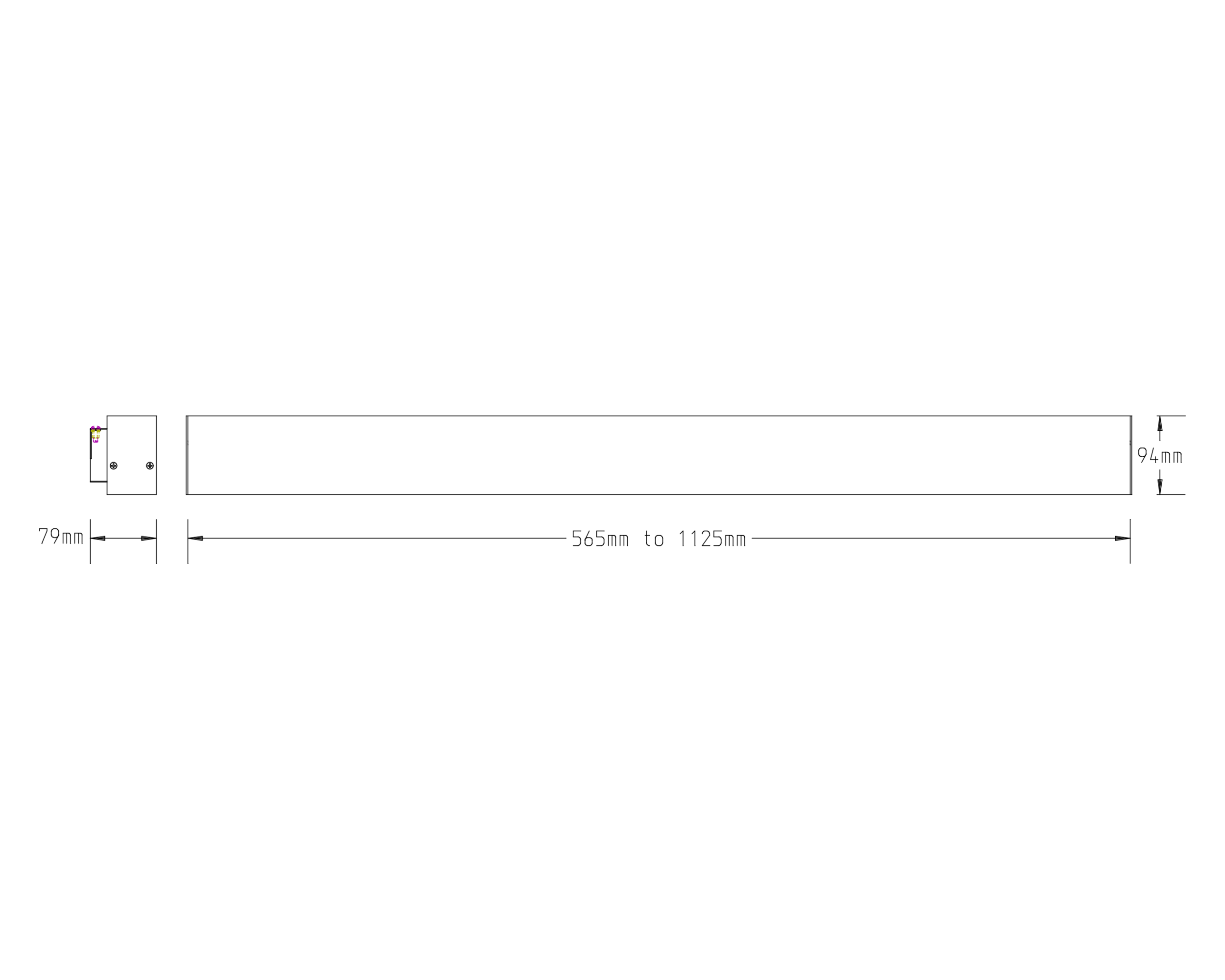 Meridian Wl Technical Dimensions & Drawing 1