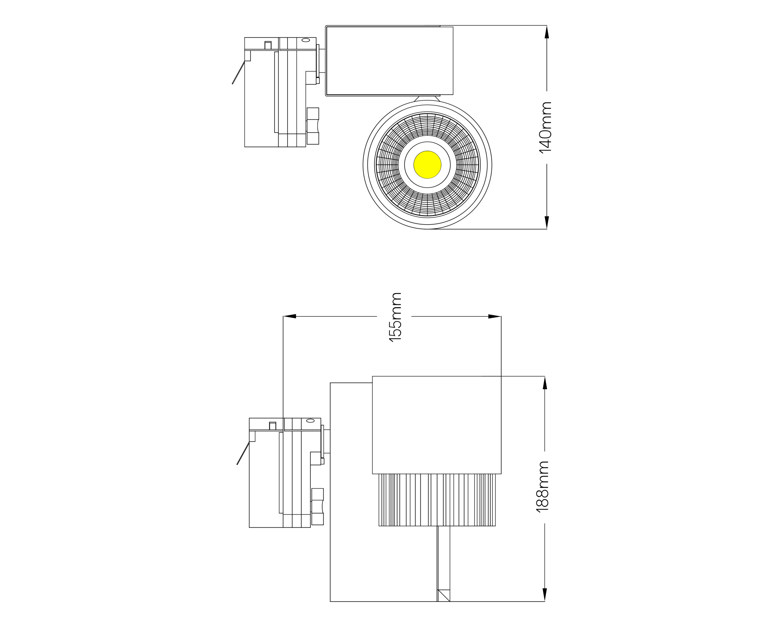 Quartet QUN Technical Dimensions & Drawing