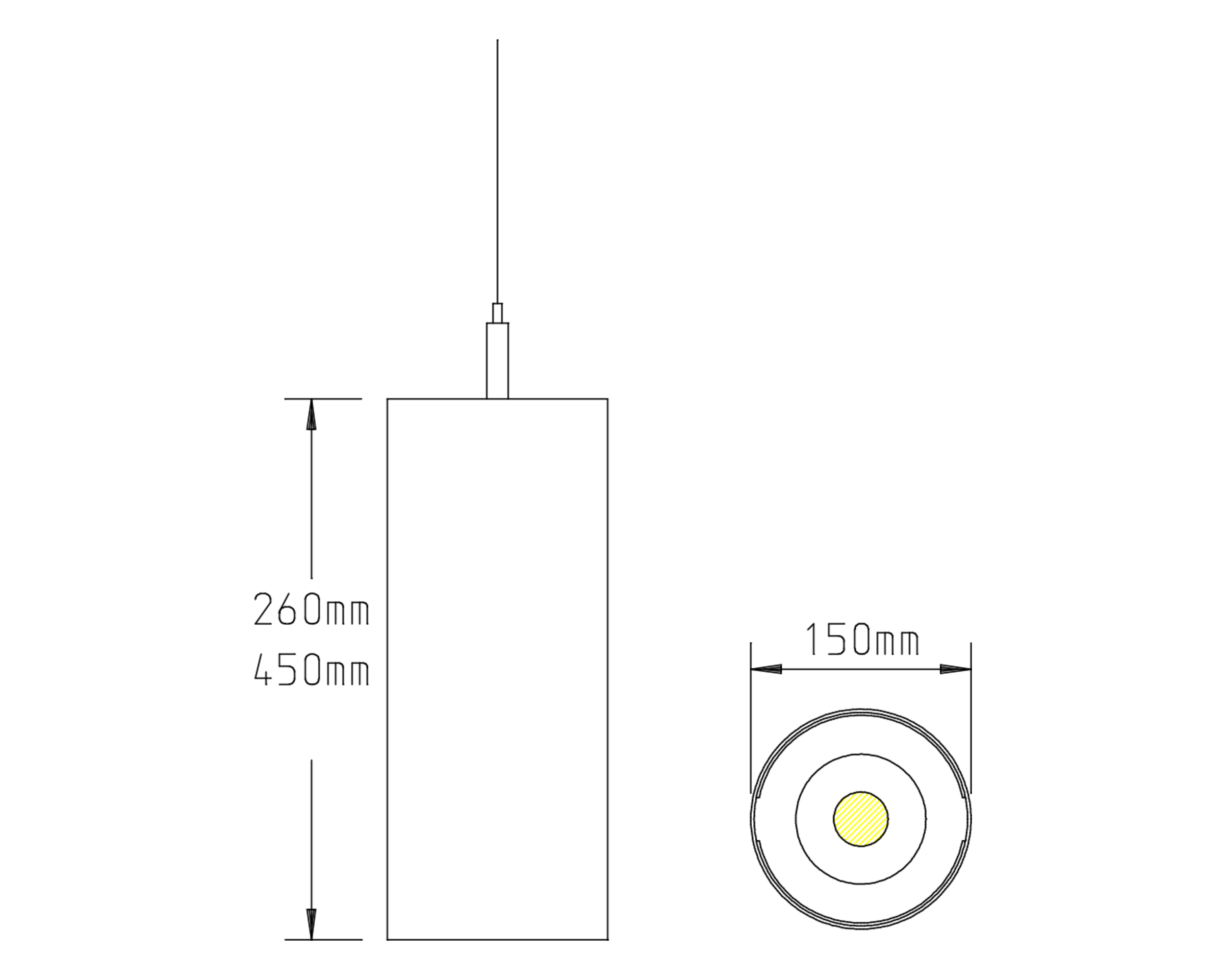 Shuttle 150 Technical Dimensions & Drawing
