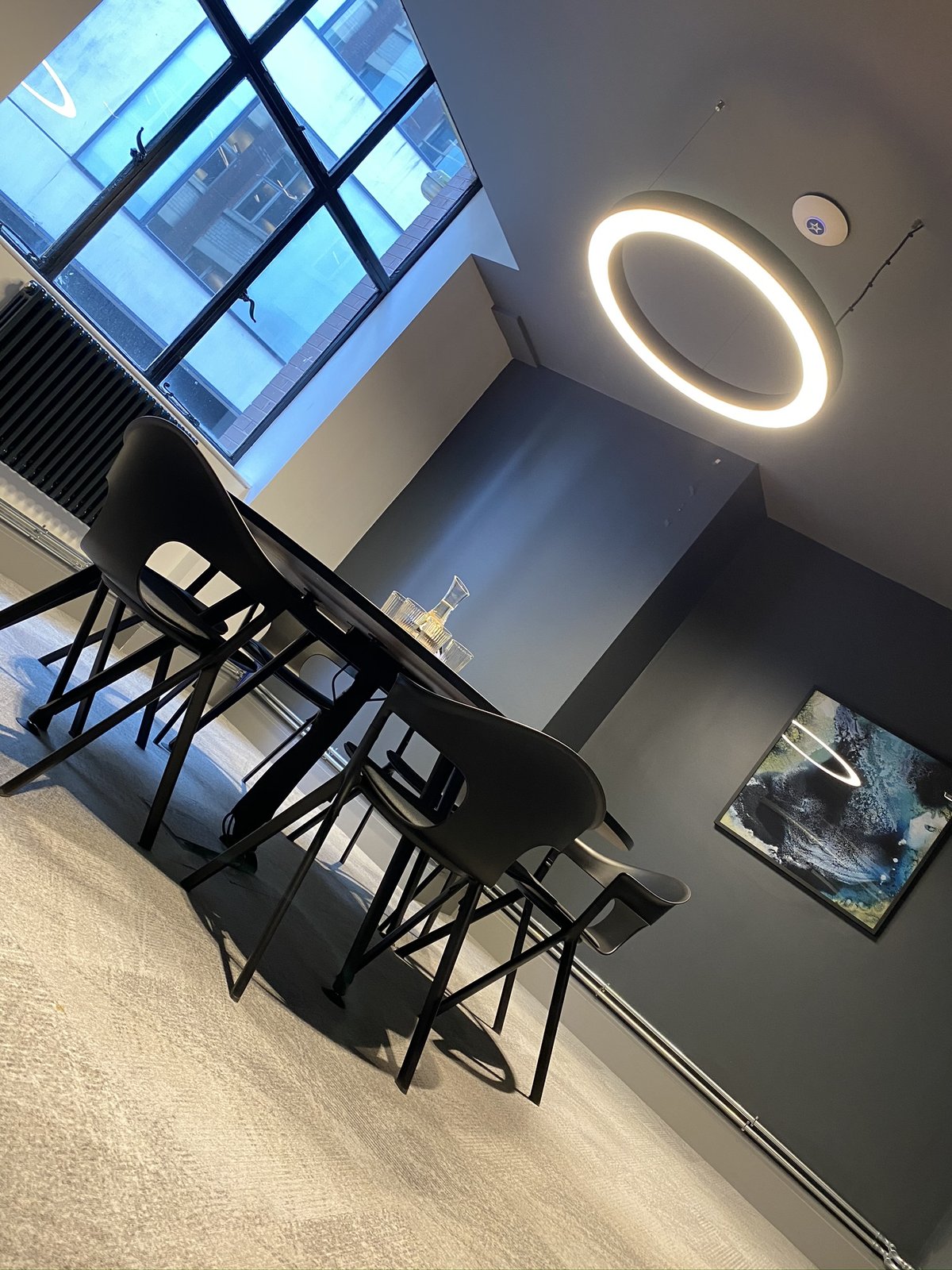 Lighting installation detail