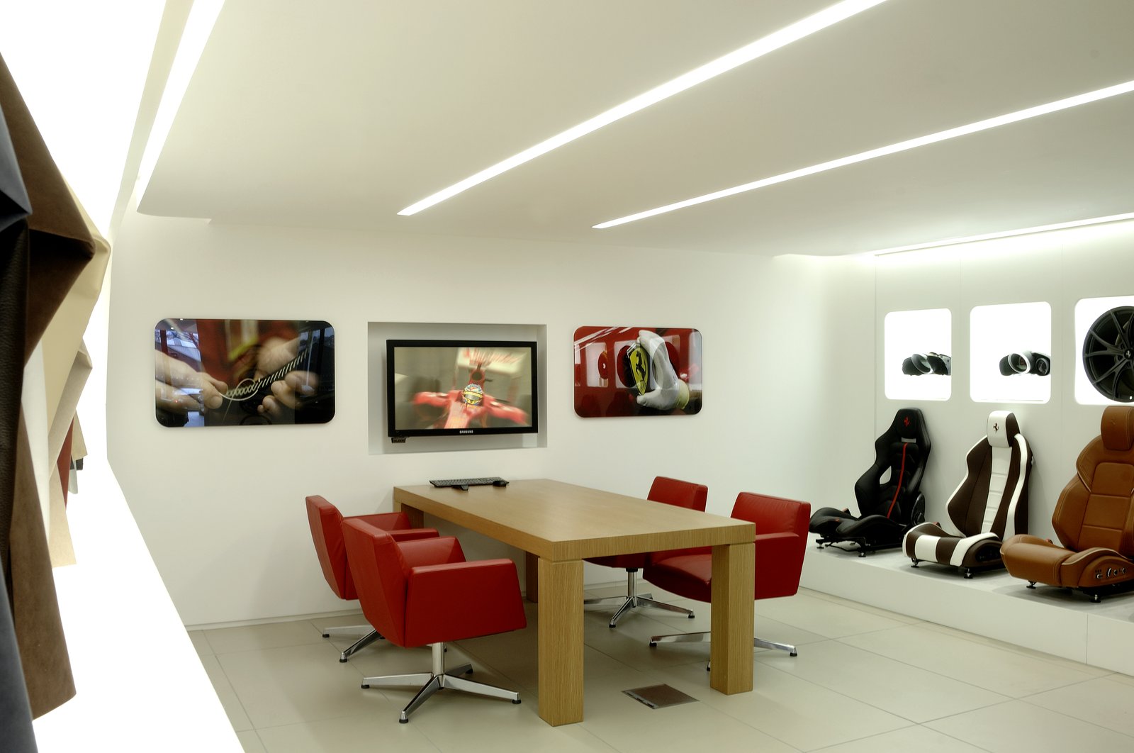 Lighting installation detail