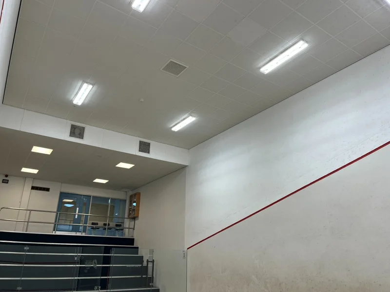 Haltemprice Leisure Centre lighting installation detail