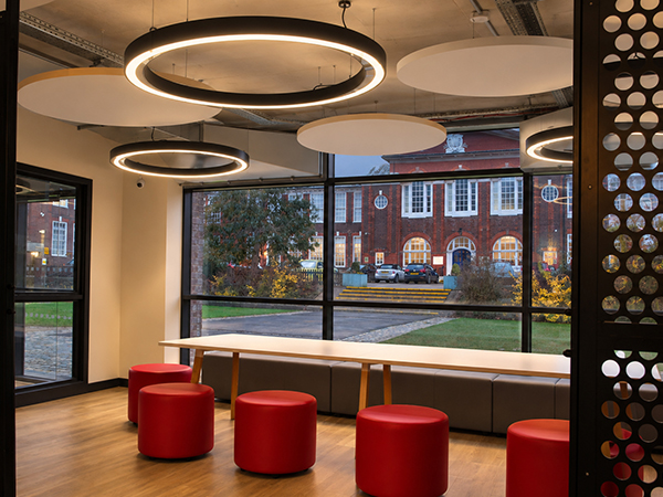 Lighting installation detail